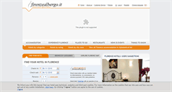 Desktop Screenshot of firenzealbergo.it