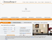 Tablet Screenshot of firenzealbergo.it